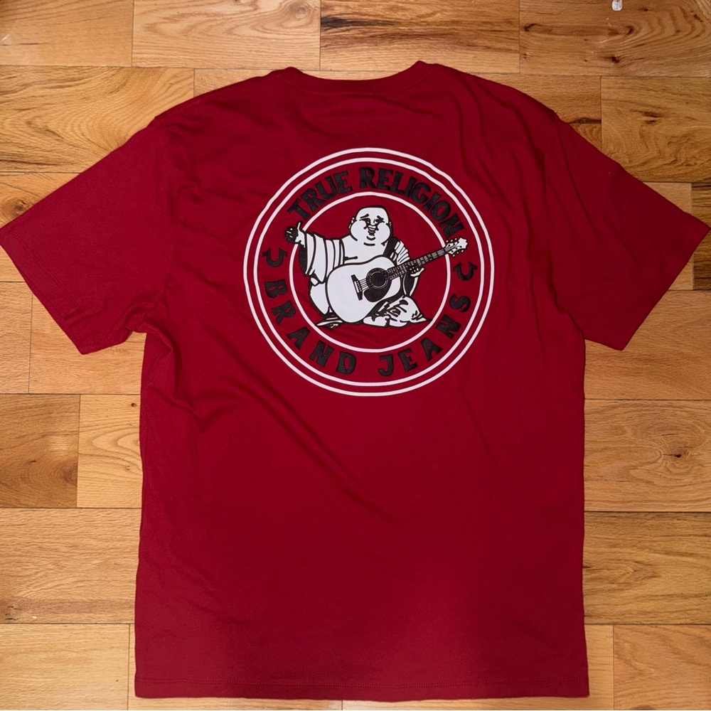True Religion | Men's Red T-Shirt size XL - Picture 7 of 8
